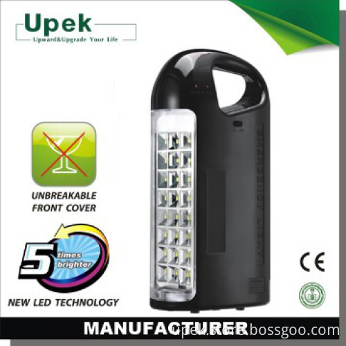Rechargeable emergency lighting battery powered light bulb